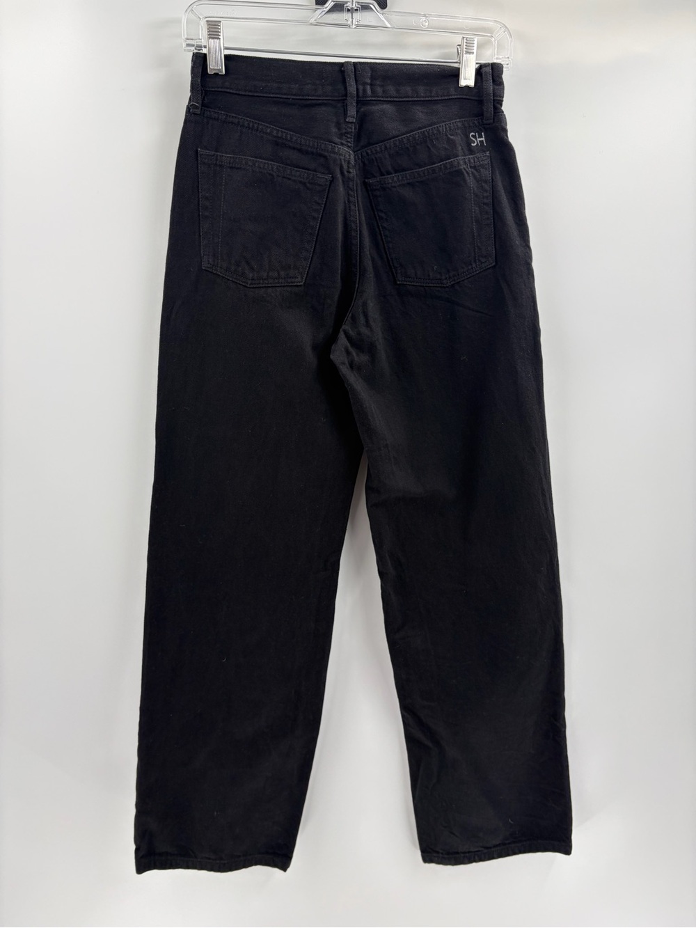 Still here New York black everyday relaxed leg mid rise denim jeans size 24 - Picture 8 of 15